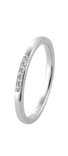 530123-Y514-001 | Memoirering Usedom 530123 600 Platin, Brillant 0,050 ct H-SI∅ Stein 1,4 mm 100% Made in Germany   647.- EUR   