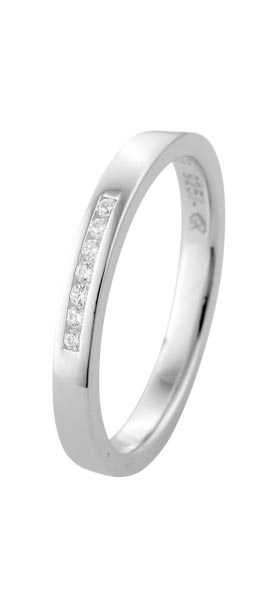 530126-Y514-001 | Memoirering Usedom 530126 600 Platin, Brillant 0,070 ct H-SI∅ Stein 1,4 mm 100% Made in Germany   764.- EUR   