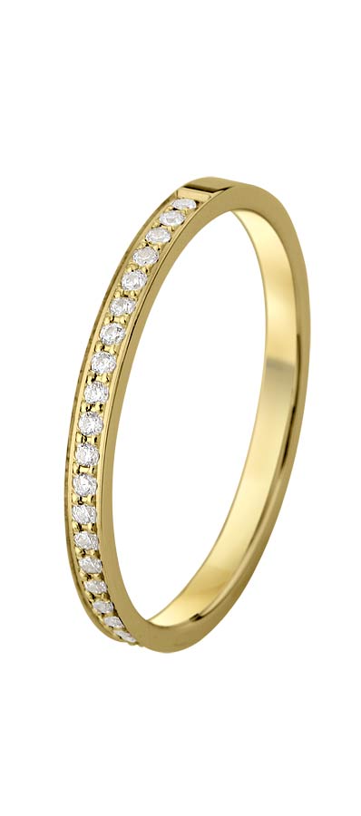 533687-5100-001 | Memoirering Usedom 533687 585 Gelbgold, Brillant 0,185 ct H-SI100% Made in Germany   1.609.- EUR   